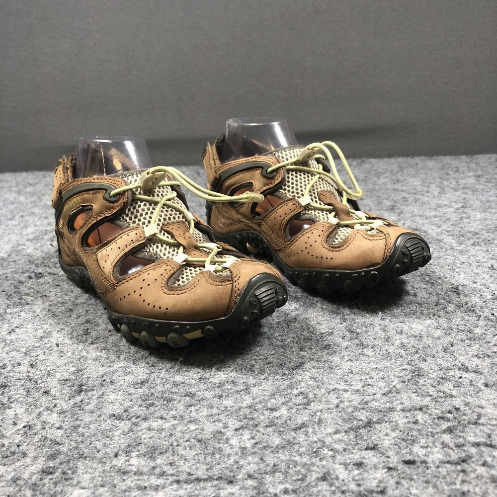 Merrell Chameleon Arc Web Sandals Womens 8.5 Brown Nubuck Hiking Outdoor